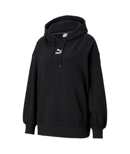 Sudadera Puma Classic Oversize Mujer Negro