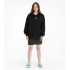 Moletom Puma Classic Oversize Mulher Preto