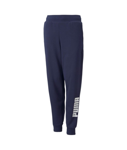 Pantalones largos Puma Power Logo Boy Dark blue