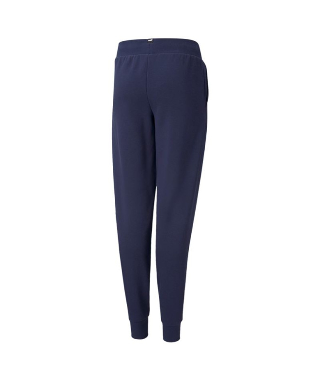 Pantalons longs Puma Power Logo Garçon Bleu foncé