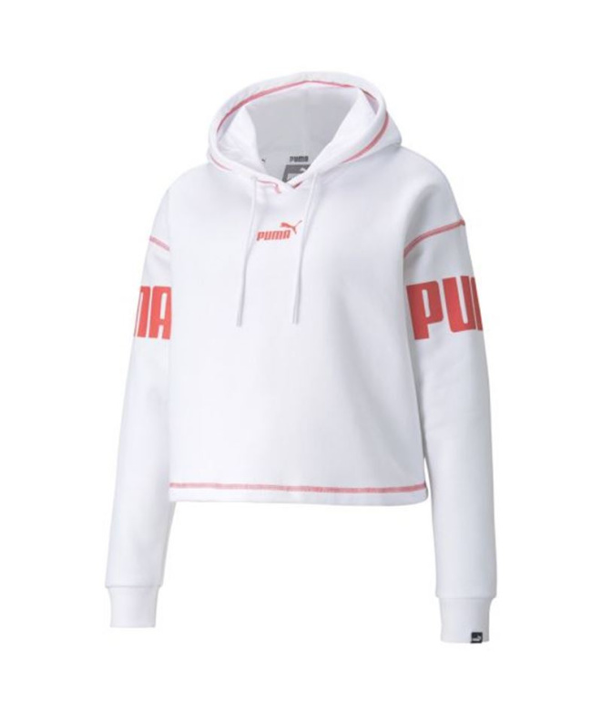 Moletom Puma Power Hoodie Fl W White