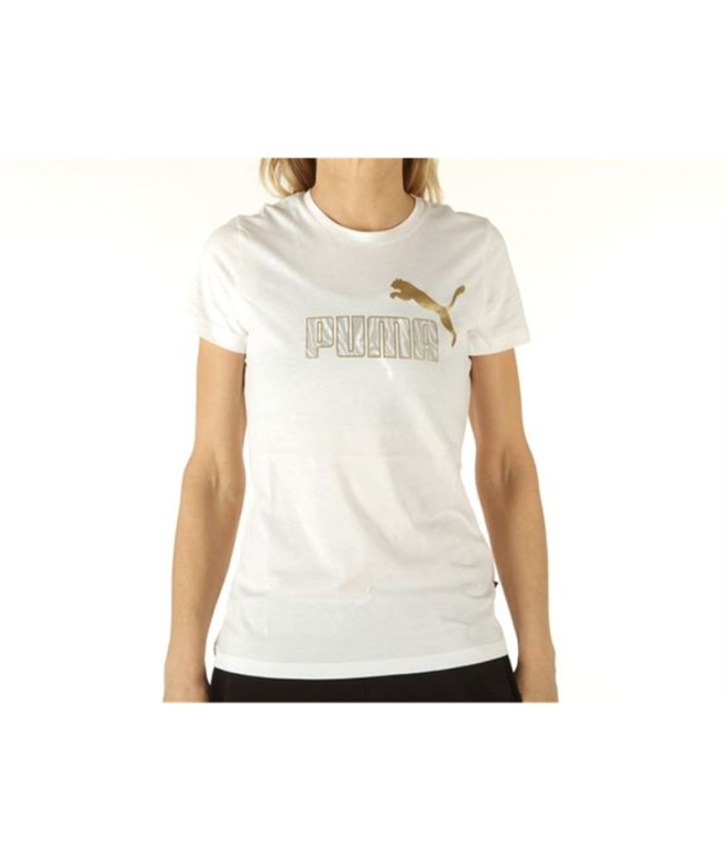 Camiseta Puma Graphic Tee W Branco