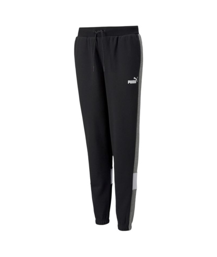 Pantalons longs Puma Essential+ Colorblock Garçon Noir
