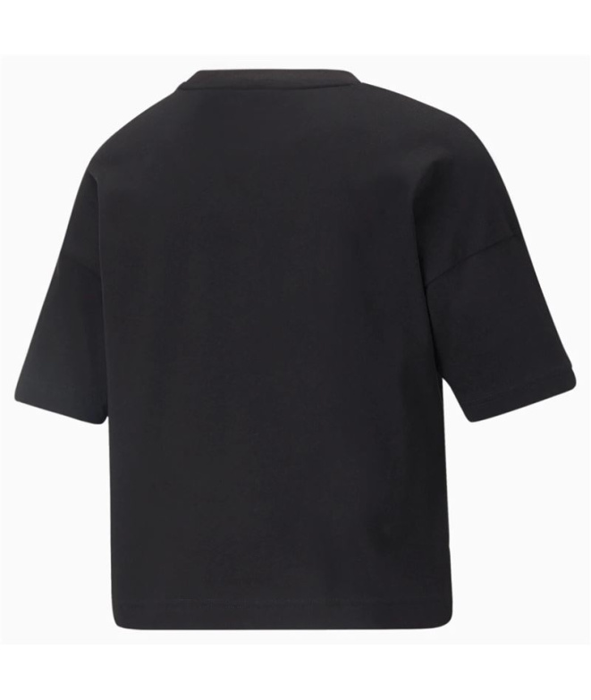 T-shirt Puma Power Tape Crop W Noir