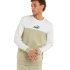 Sweat Puma ESS+ Block Crew M Blanc