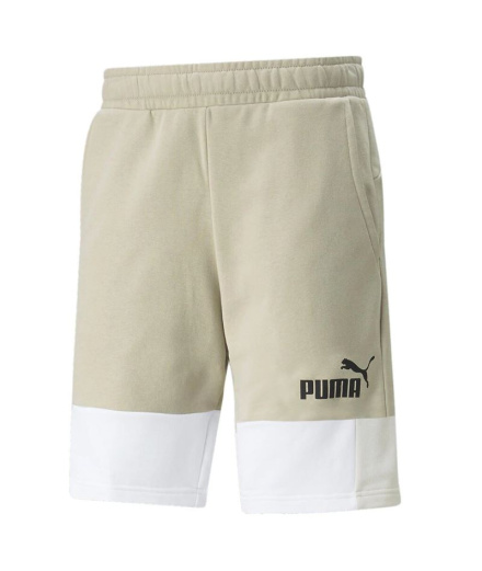 Calça Puma Essential+ Block Homem Bege