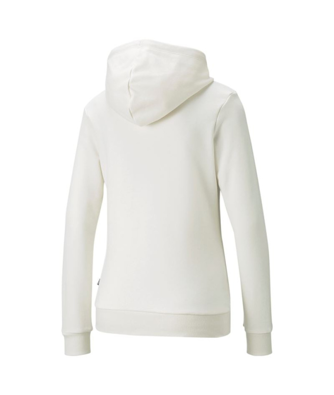 Sweat Puma Essentials Embroidery Femme Blanc