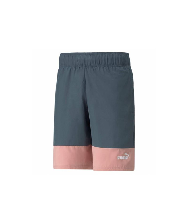 Calça curtos Puma Power Colorblock Homem Cinza