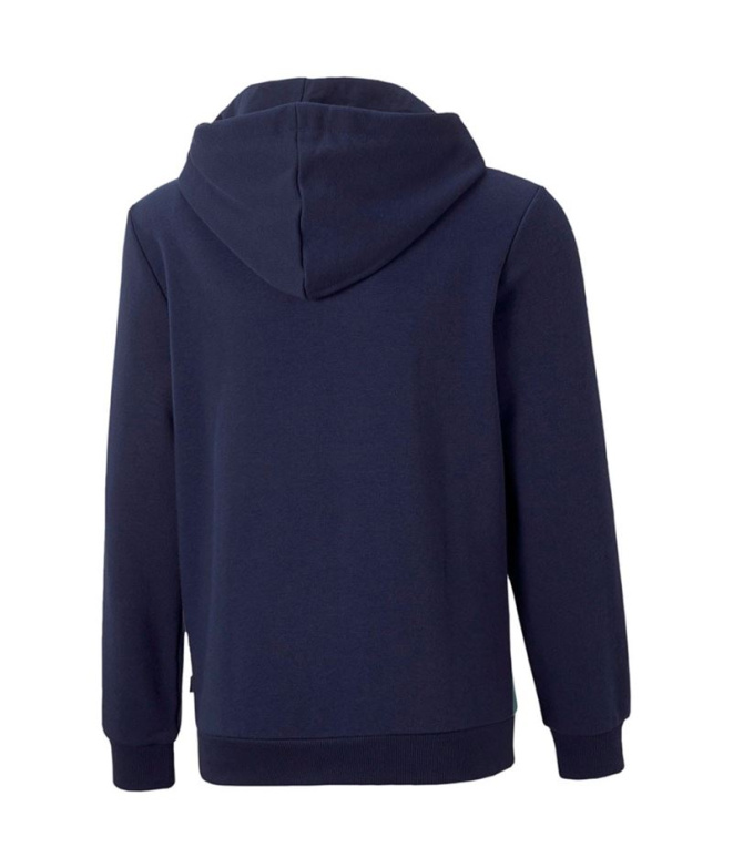 Moletom Puma Essential Colorblock Menino Azul