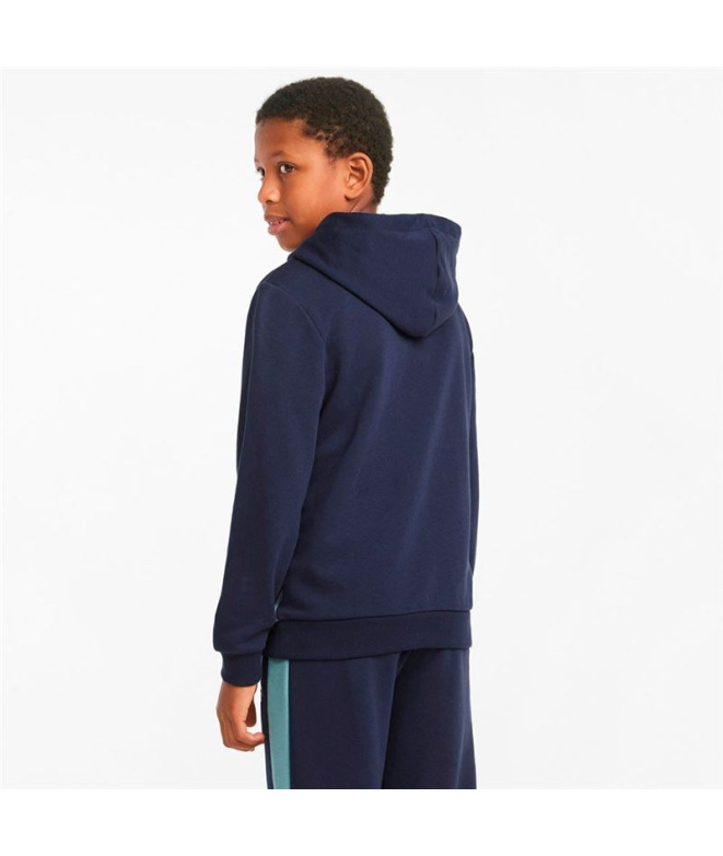 Moletom Puma Essential Colorblock Menino Azul