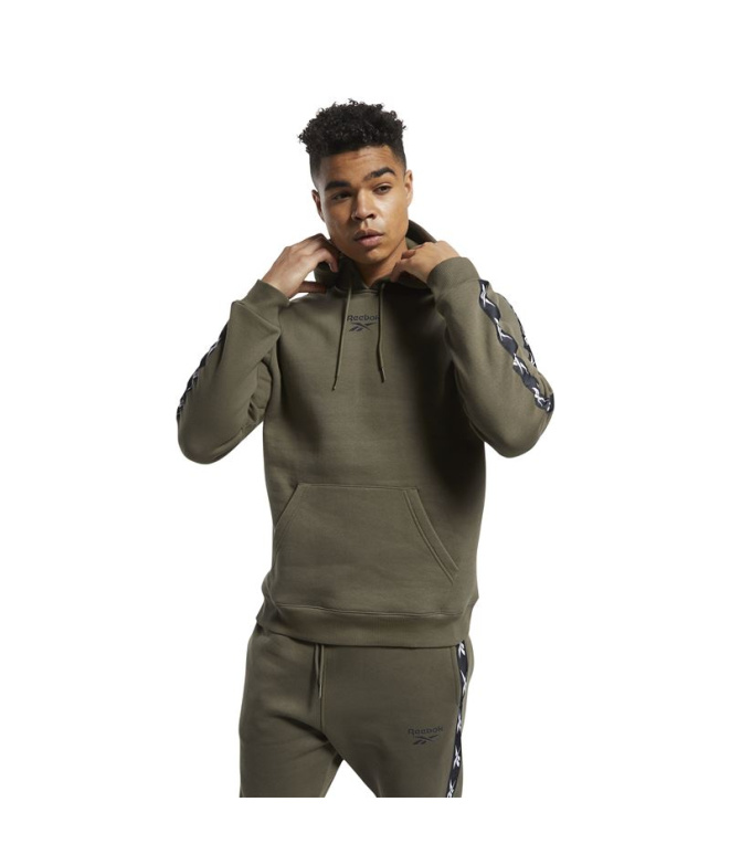 Sweat Reebok Training Essentials Tape M Vert Armée