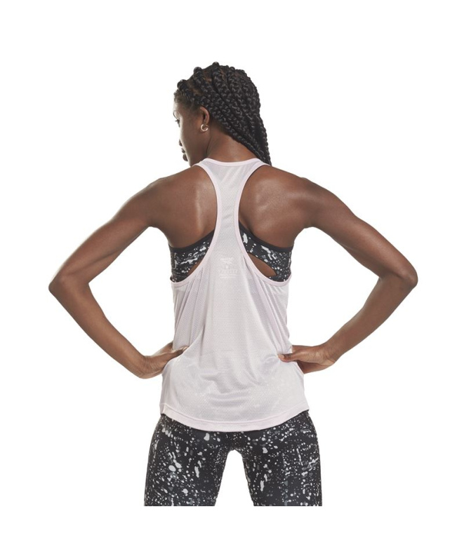 T-shirt sans manches d'entraînement Reebok Mesh...