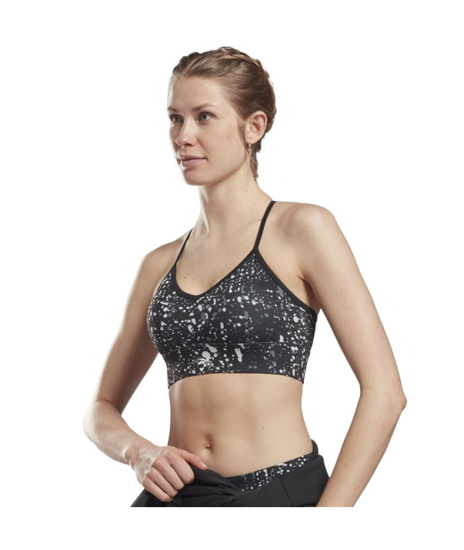 Sujetador esportivo Reebok Workout Ready Printed