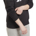 Moletom sem capuz Reebok identity Logo Fleece W Black
