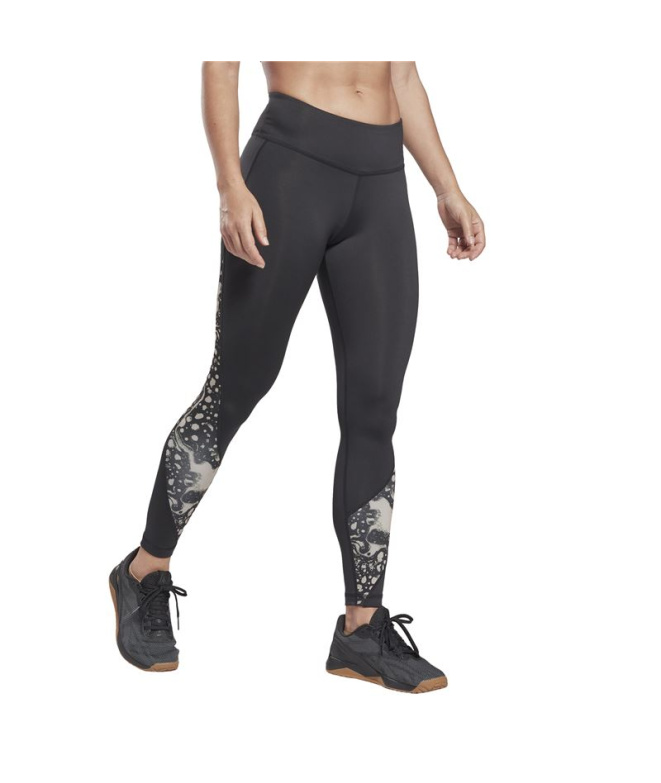 Collants de fitness Reebok Modern Safari W Noir