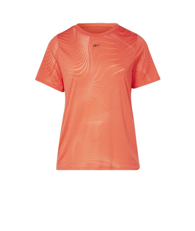 Camiseta de Fitness Reebok Vermelha Mulher