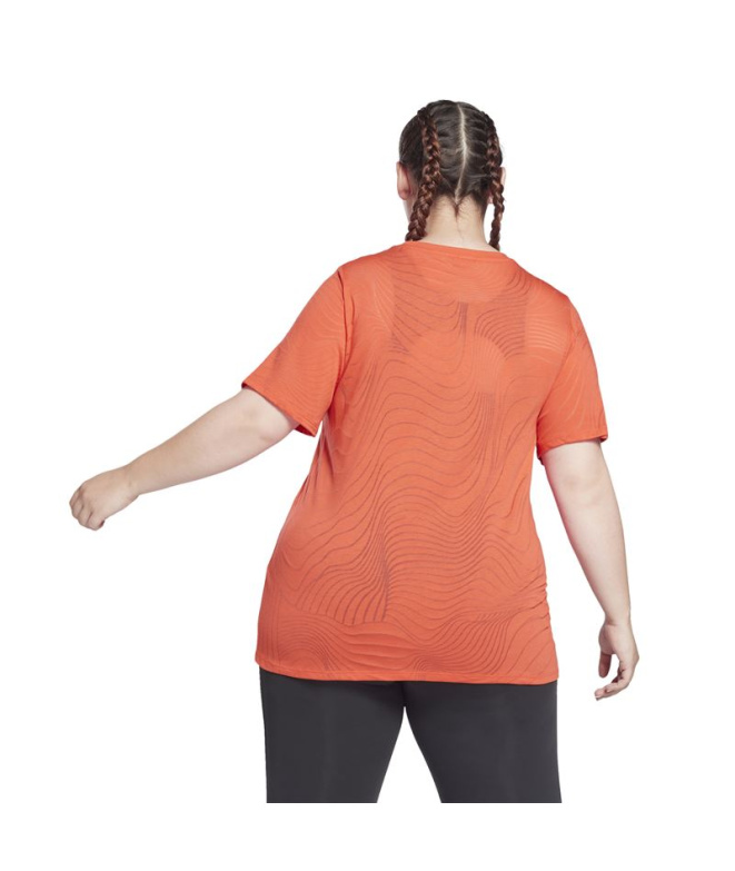 Camiseta de Fitness Reebok Vermelha Mulher