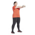 Camiseta de Fitness Reebok Vermelha Mulher