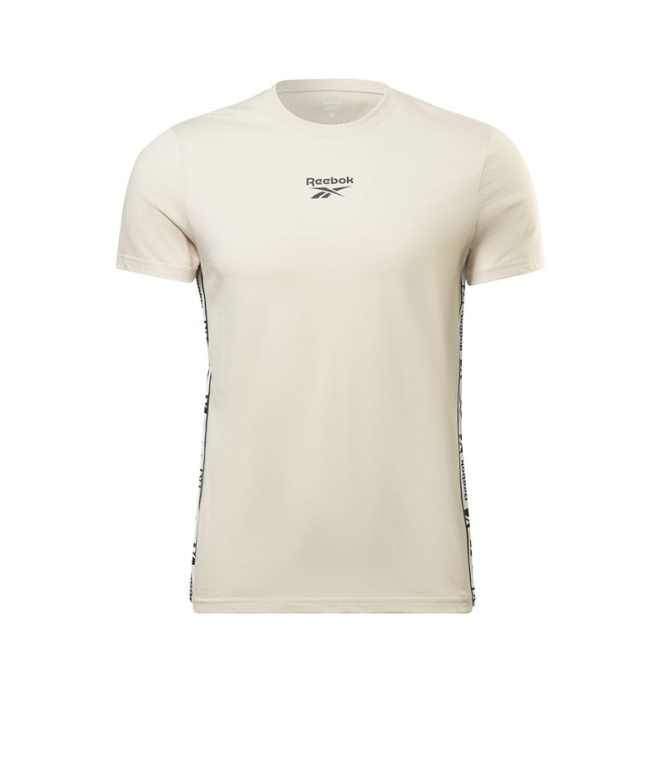T-shirt de trainning Reebok Identity Tape M Beige