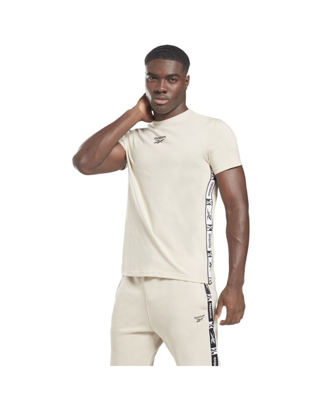 T-shirt de trainning Reebok Identity Tape M Beige