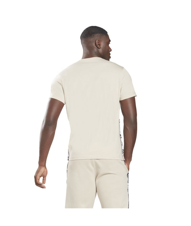 T-shirt de trainning Reebok Identity Tape M Beige