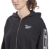 Casaco de fato de treino Reebok Tape Pack Full Zip W Preto