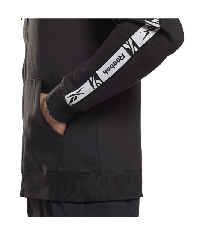 Chaqueta de chándal Reebok Identity Tape FZ M...