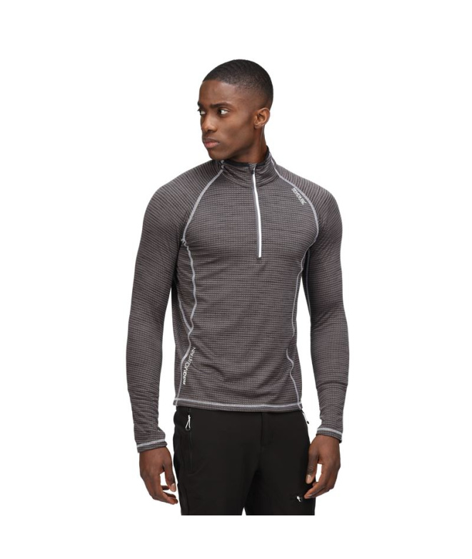 T-shirt Regatta Yonder Half-Zip M Gris foncé