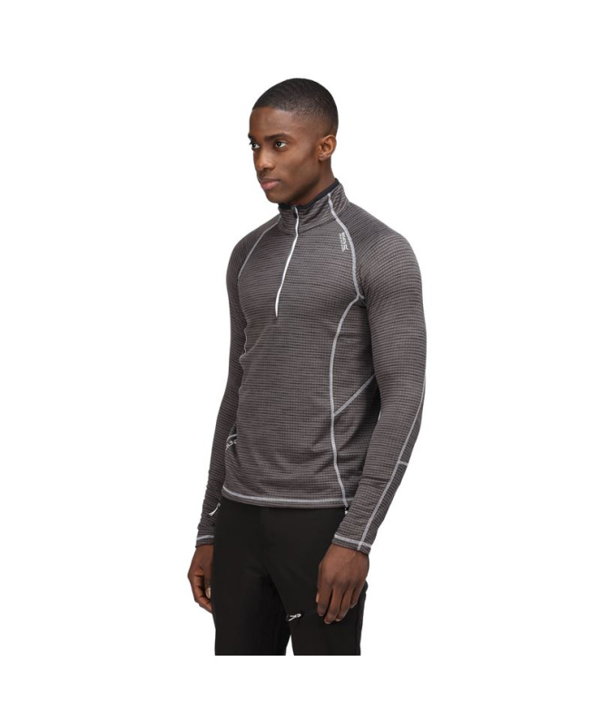 Camiseta Regatta Yonder Half-Zip M Cinza escuro