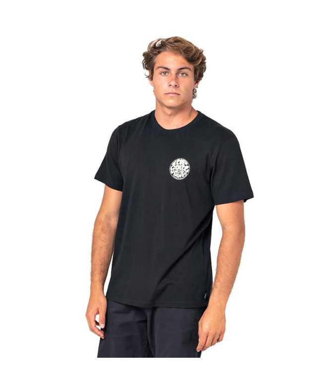 Camiseta Rip Curl Wettie Essential Negro Hombre
