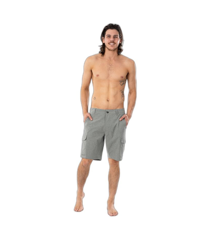 Calça Rip Curl Boardwalk Trail Cargo Cinza Homem
