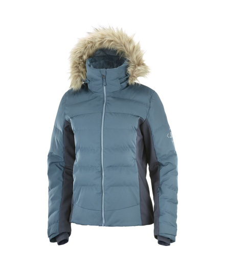 Chaqueta de esquí Salomon Stormcozy W Light blue
