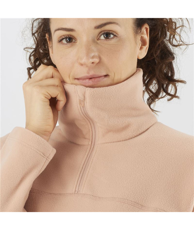 Fleece Salomon Essentiall Cosy W Rosa