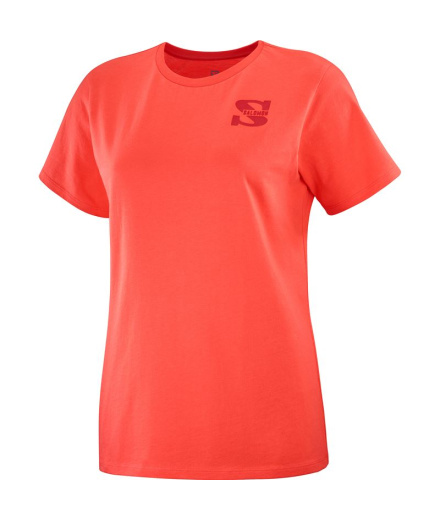 Camiseta Fitness Salomon Outlife Pequeno Logo