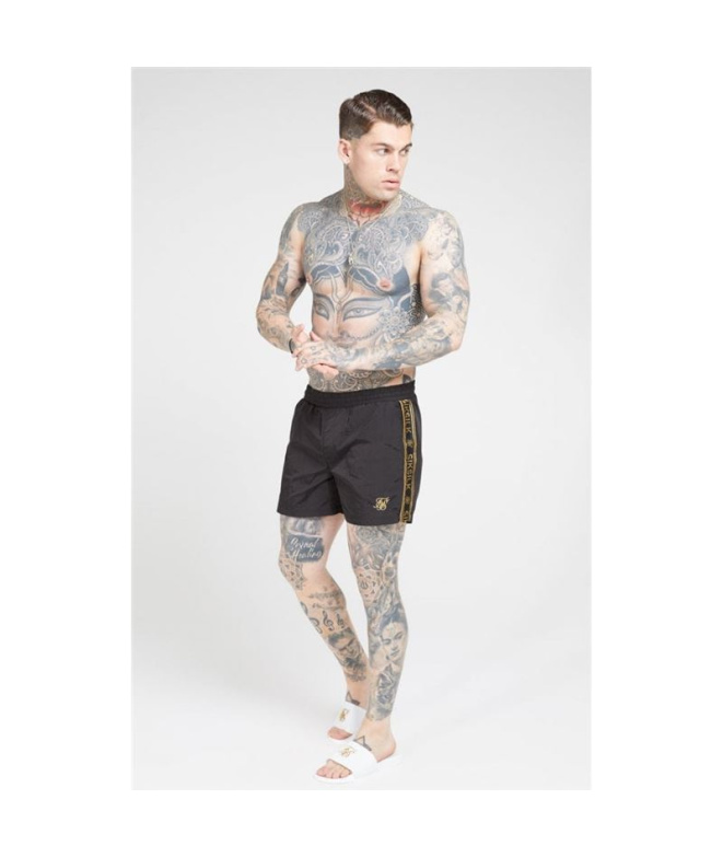 Pantalons Siksilk Crushed Tape Homme