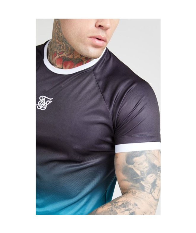 T-shirt Siksilk Raglan Straight Homme