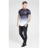 Camiseta Siksilk Raglan Curved Hem Hombre