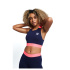 Top de Fitness Siksilk Neon Tape Bralette Mulher