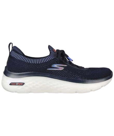 Chaussures de running Skechers Engineered Flat Knit W Noir