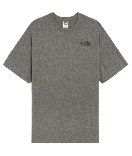 Camiseta de Montanha The North Face Red Box Cinza Homem