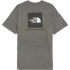 Camiseta de Montanha The North Face Red Box Cinza Homem