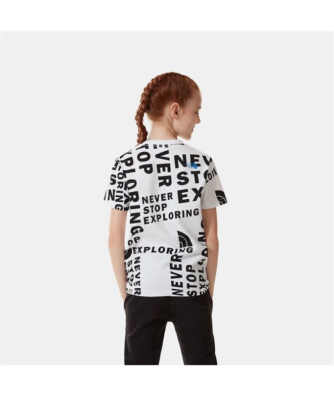 Camiseta The North Face Simple Dome Jr Branco