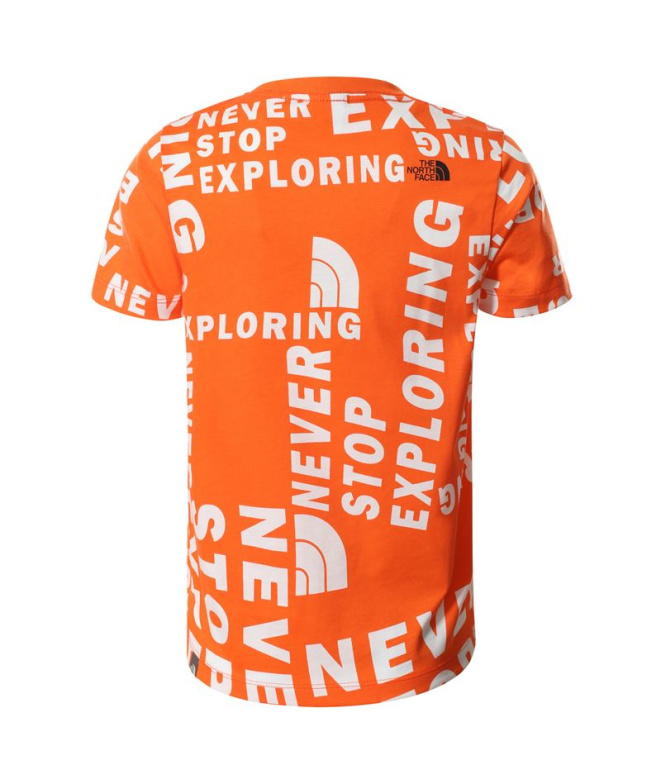 T-shirt The North Face Simple Dome Jr Orange
