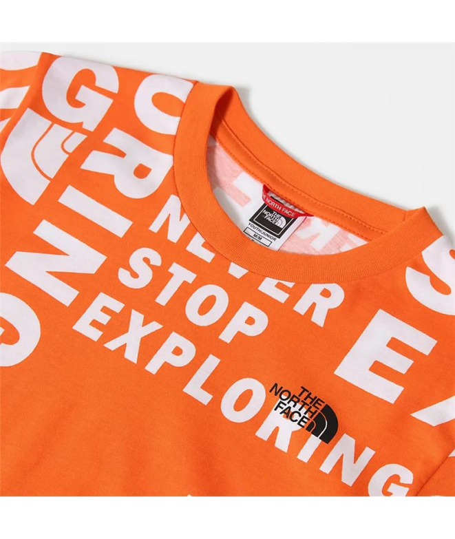 T-shirt The North Face Simple Dome Jr Orange