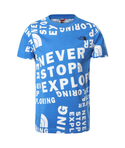 Camiseta The North Face Simple Dome Jr Azul