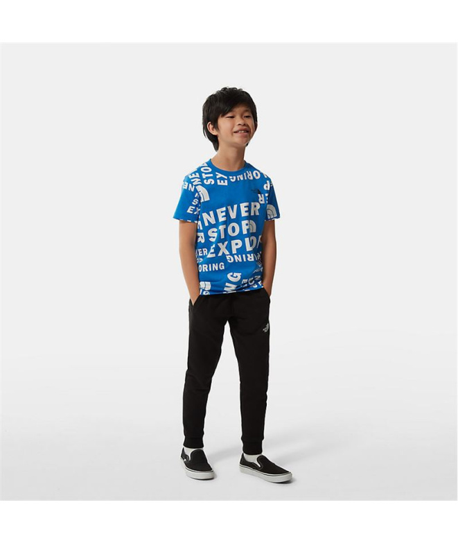 Camiseta The North Face Simple Dome Jr Azul