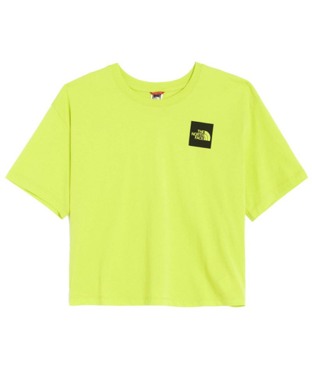 T-shirt de Montagne The North Face Cropped Fine Vert Femme