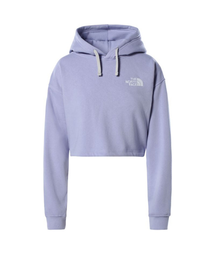 Moletom de Montanha The North Face Logo Lila Mulher