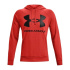 Sweat avec capuche Under Armour Fleece Rival Big Logo M Rouge Radieux