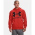 Sweat avec capuche Under Armour Fleece Rival Big Logo M Rouge Radieux